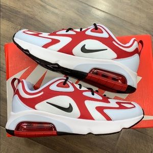 red white blue nike sneakers